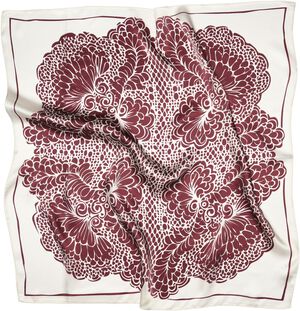 Lacey silk scarf
