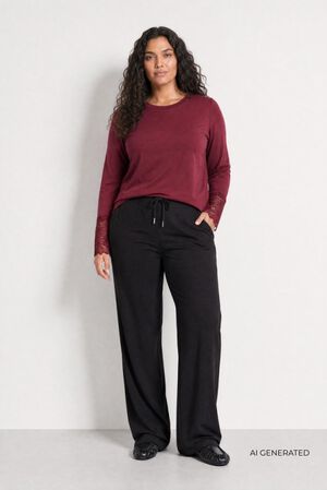 WA-STELLA 24 Bluse Bordeaux