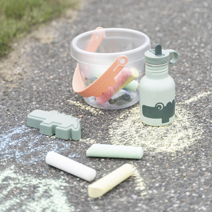 Flaske rustfrit stål Croco Grøn