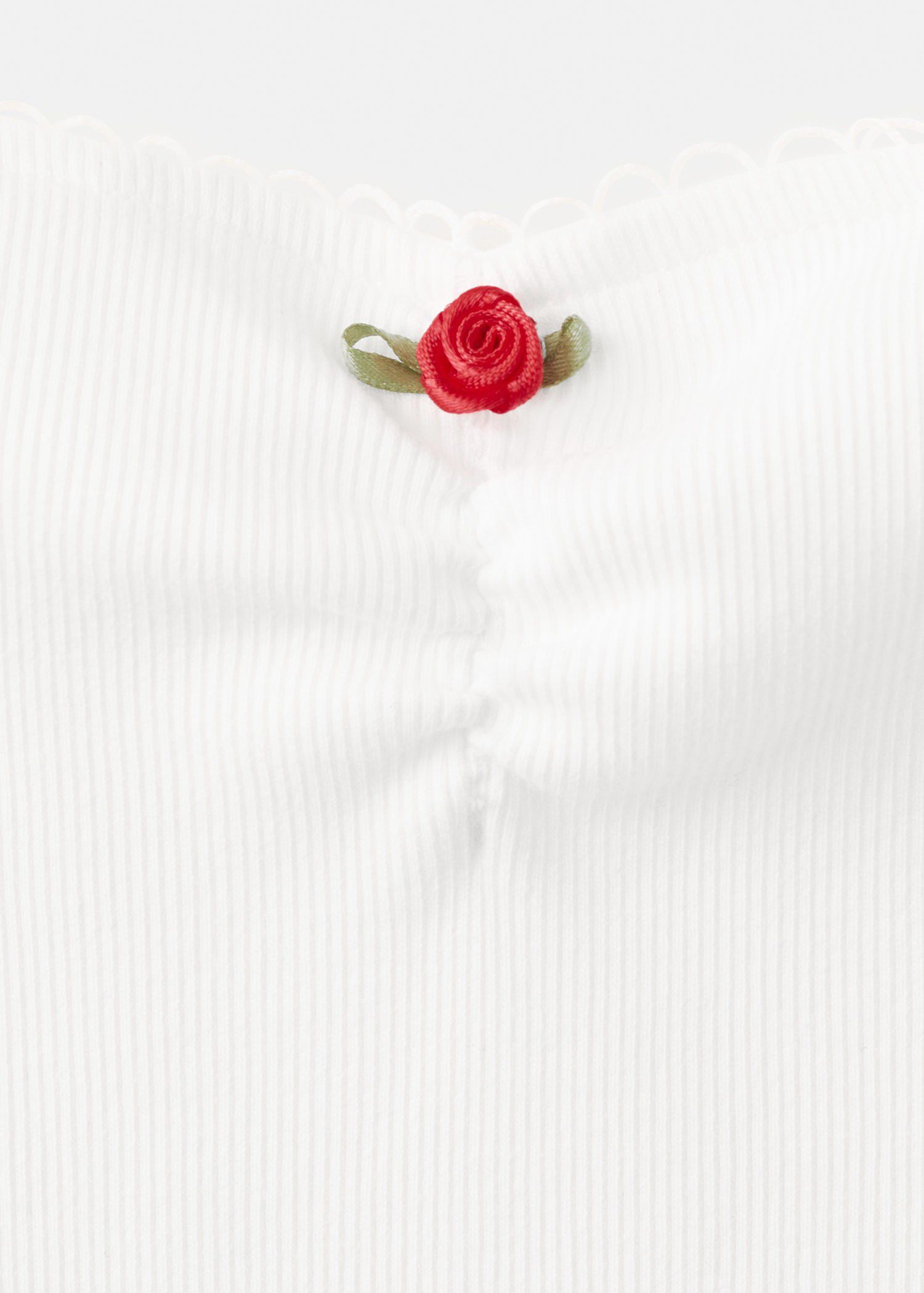 Pink embroidered cotton top