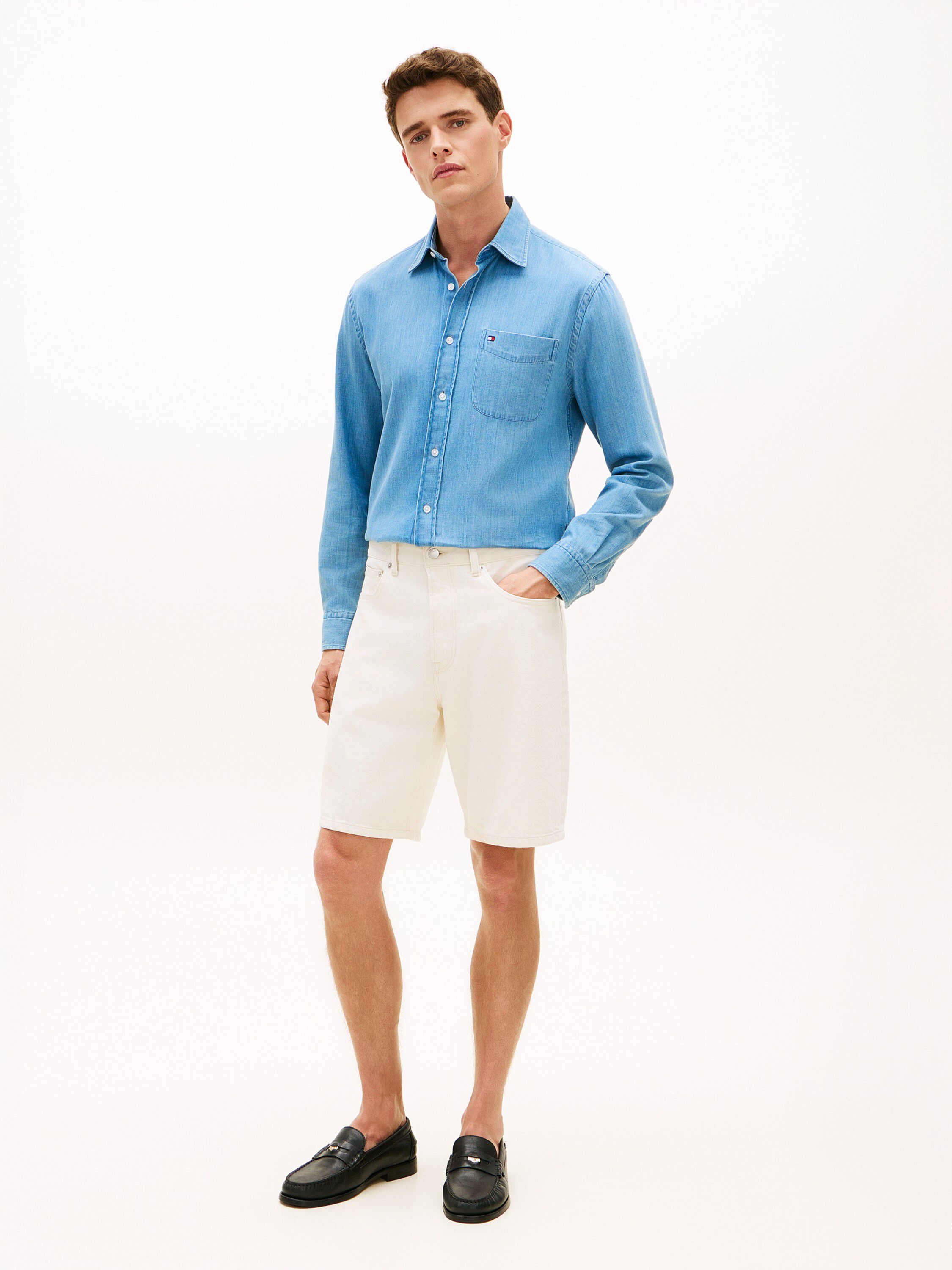 Dover Washed Regular Denim Shorts
