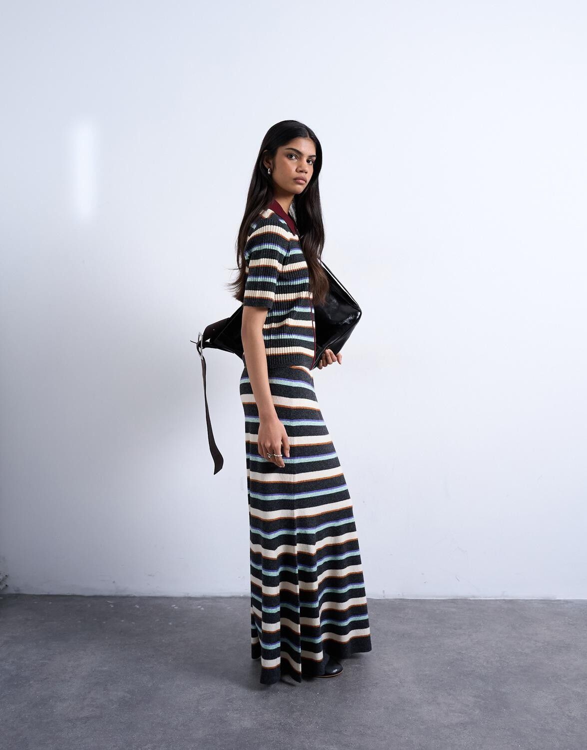 Tsrebecca Nw Knitted Maxi Skirt