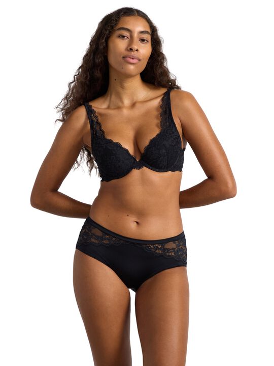 Malva push-up-bh med spets