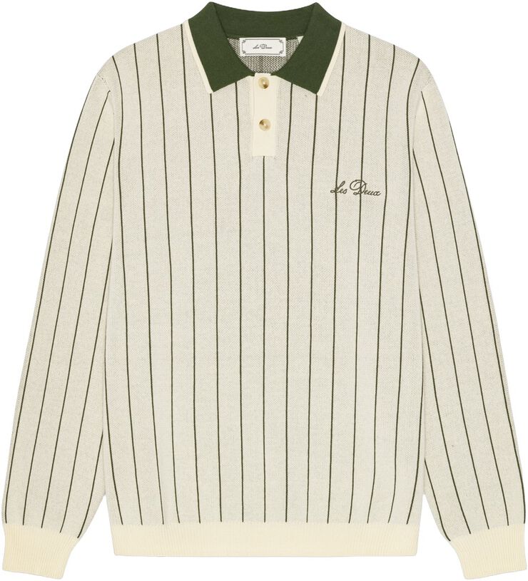 Signature Knitted LS Polo