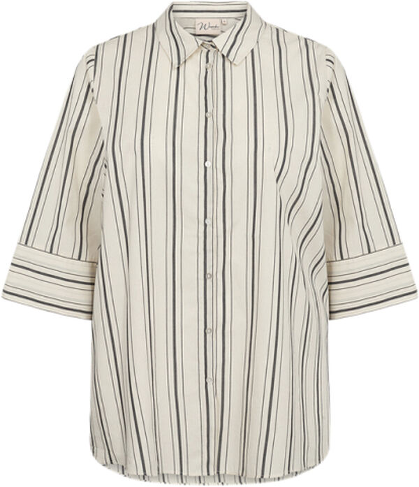 Curvy WA-ASHLEY 3 Skjorte Creme