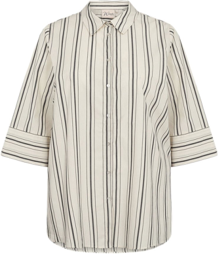 Curvy WA-ASHLEY 3 Skjorte Creme