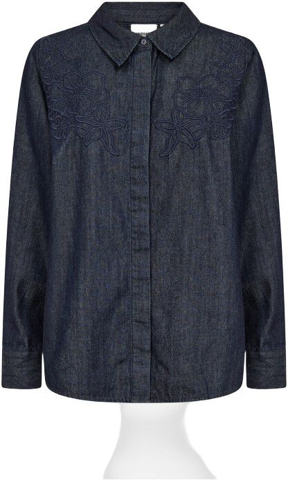 Curvy WA-CINDIA 2 Skjorte M&oslash;rk denim