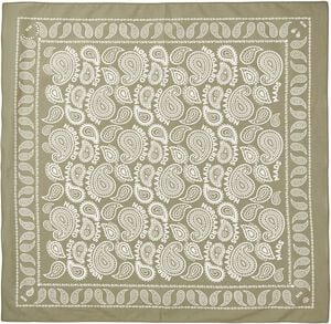 Soft Cotton Paisley Scarf Solid