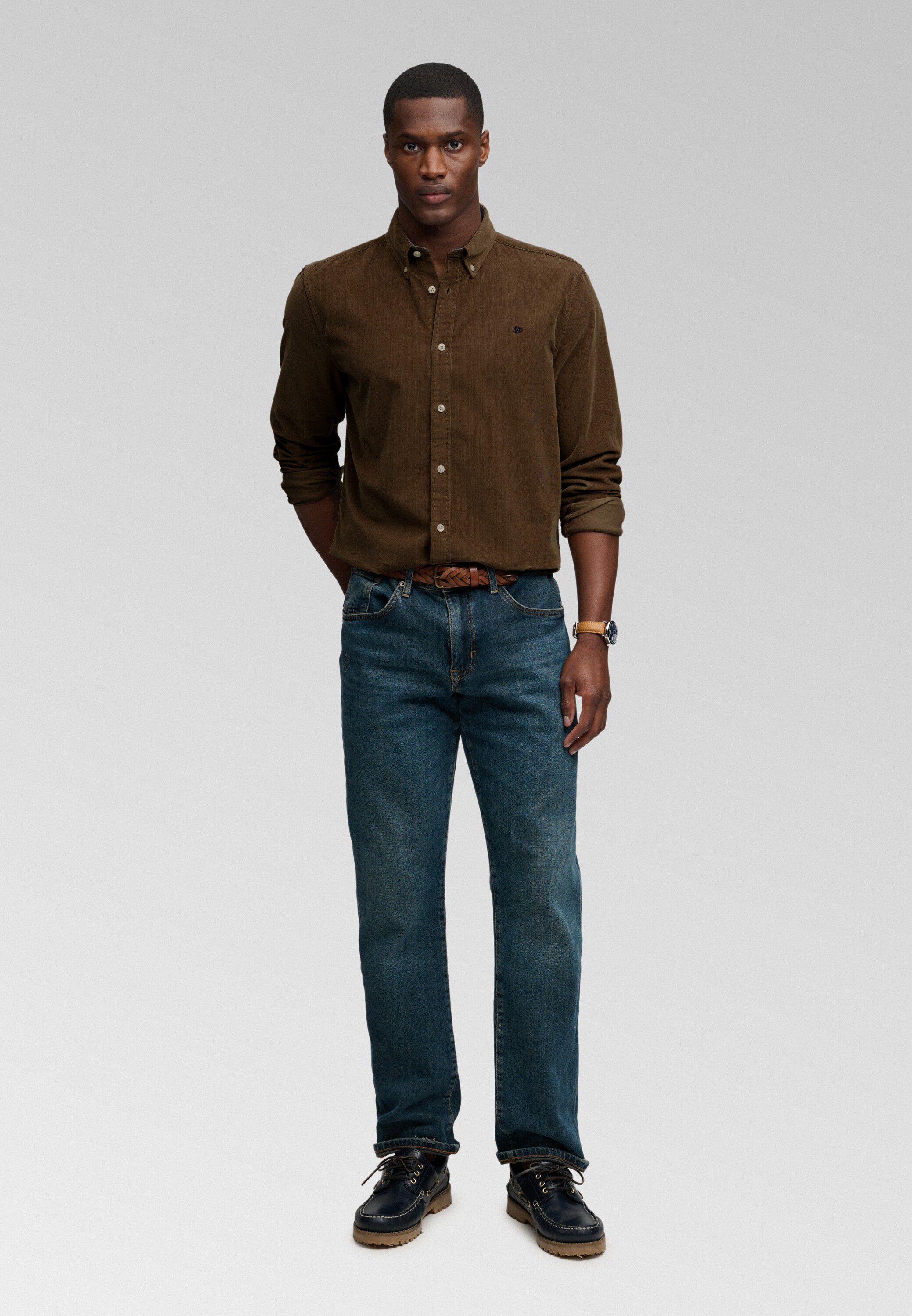 CLASSIC NEEDLE CORD SHIRT