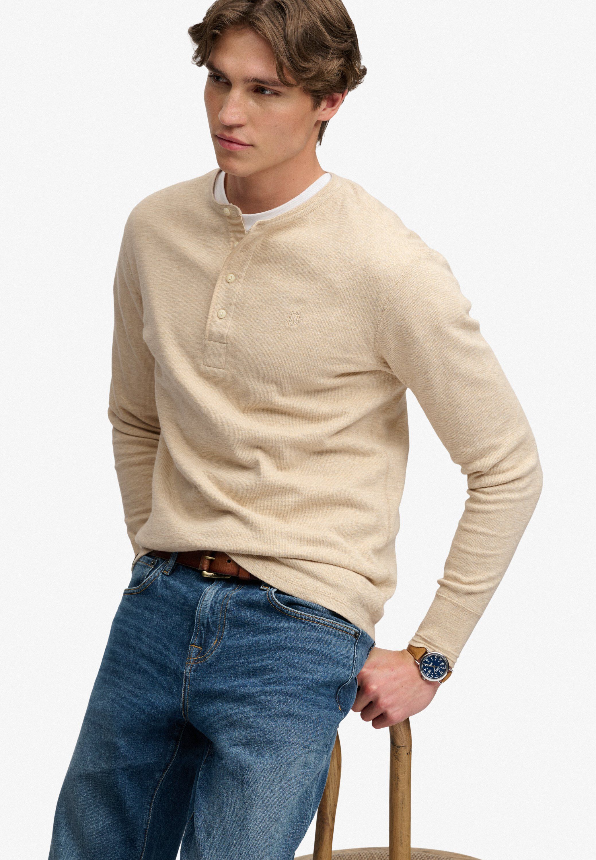 MINI SLUB WAFFLE LS GRANDAD