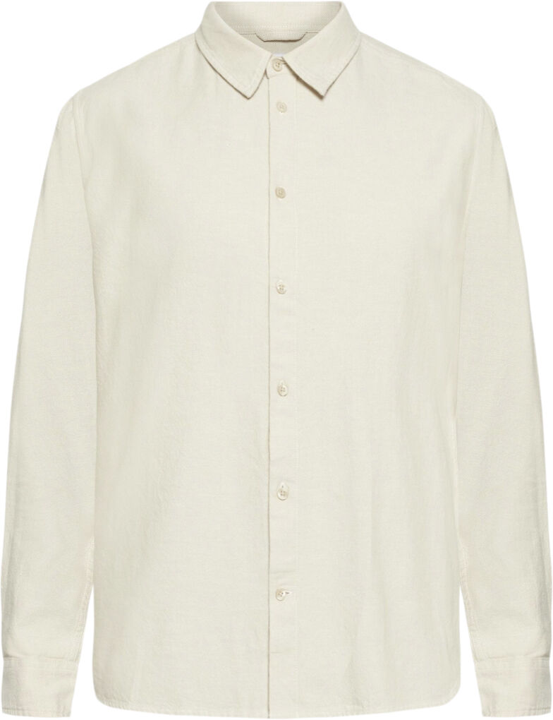 Regular fit heavy twill flannel shirt - GOTS/Vegan