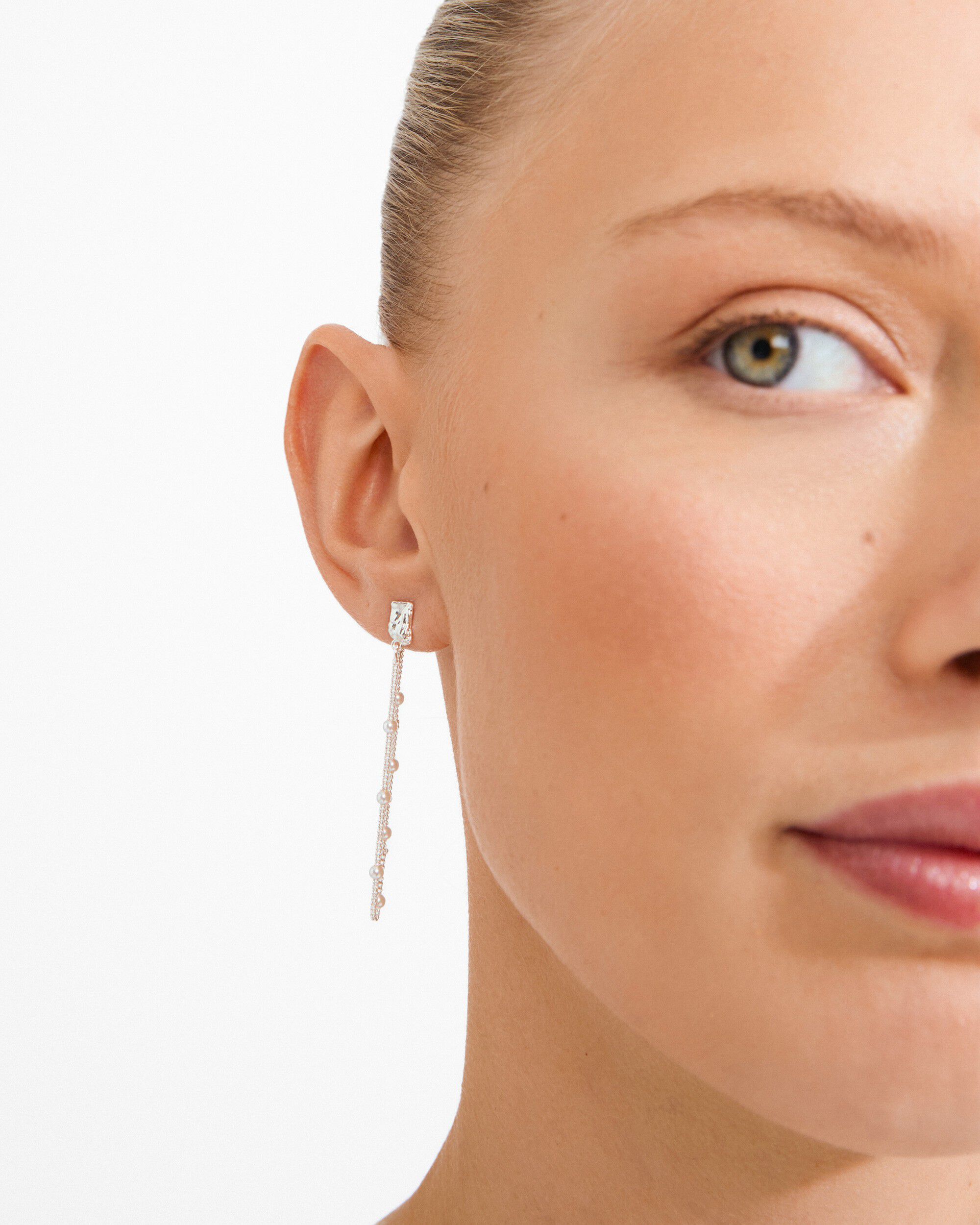 AERUN earrings silver-plated