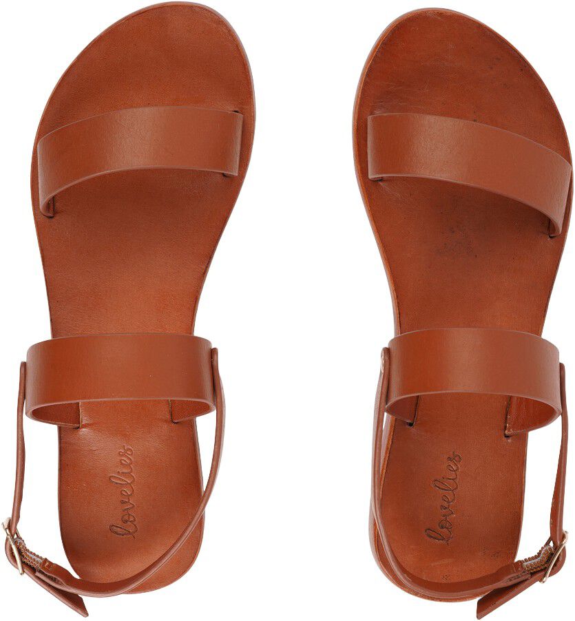SAMO - LEATHER SANDAL W/ HEEL STRAP