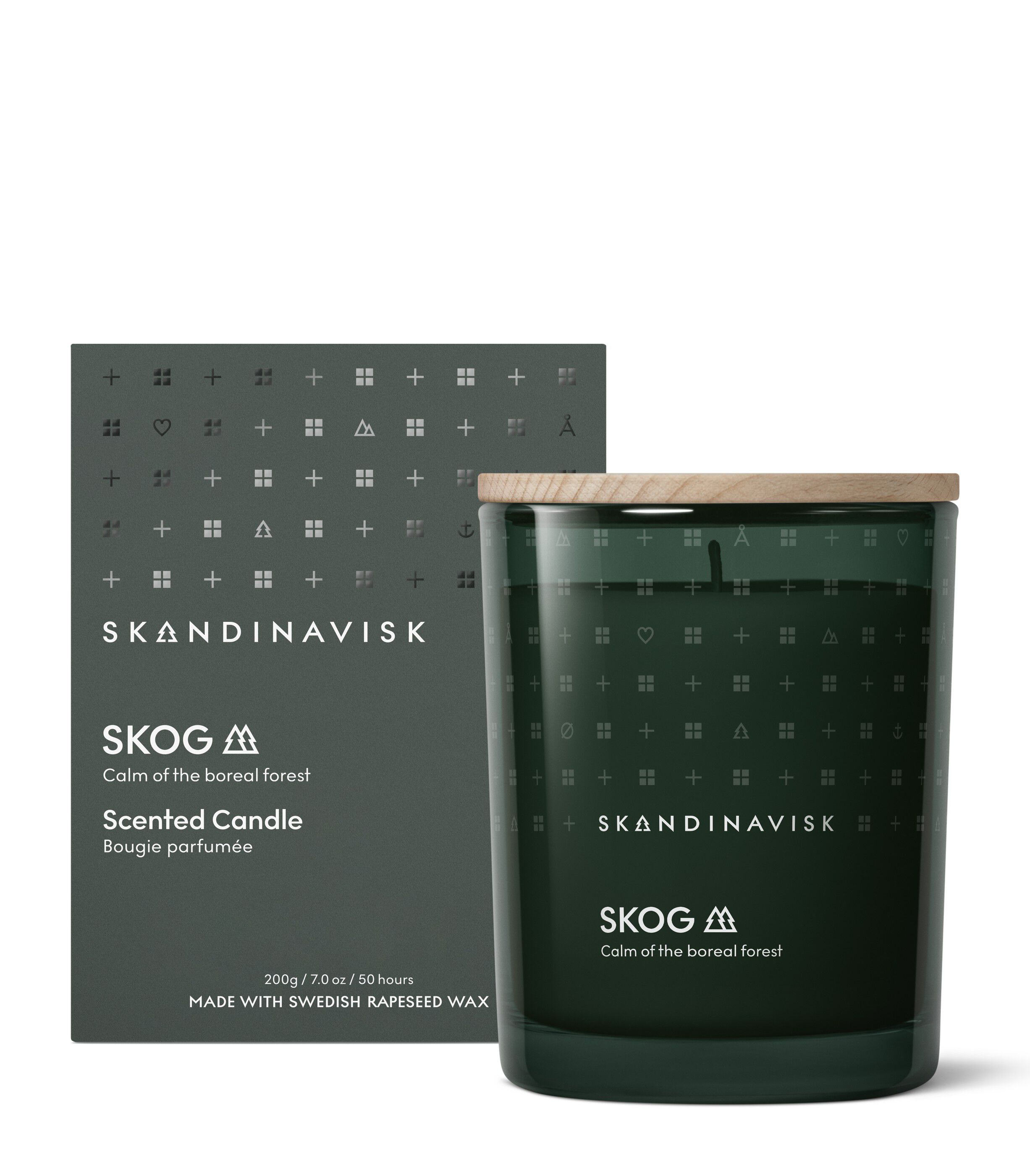 SKOG Scented Candle w Lid 200g