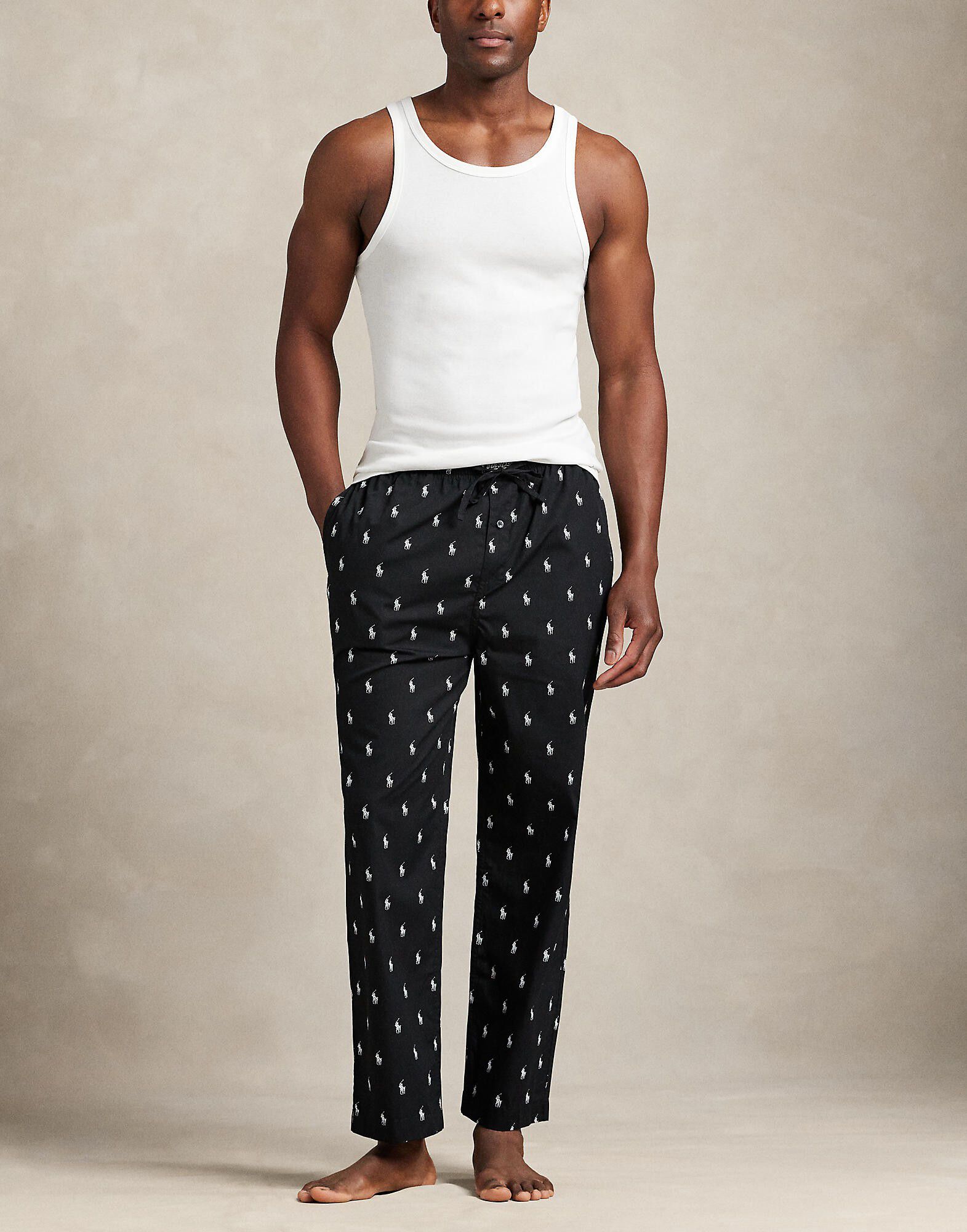 Signature Pony Cotton Pajama Pant