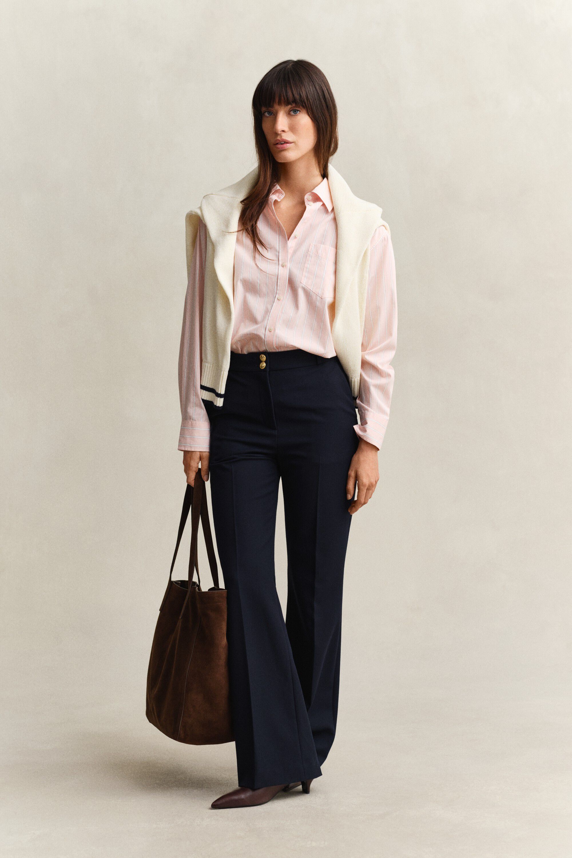 REL CLASSIC POPLIN STRIPE SHIRT