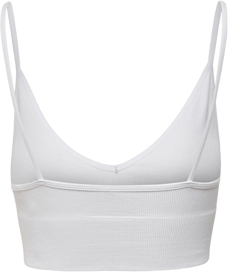 ONLVICKY RIB SEAMLESS VNECK TOP NOO