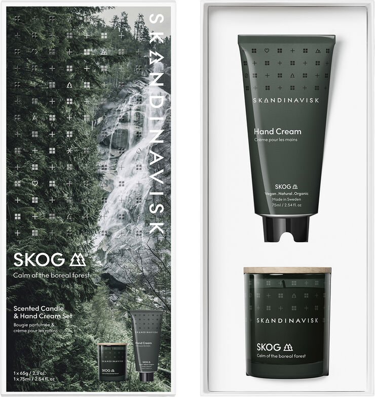 SKOG Scented Candle & Hand Cream Set