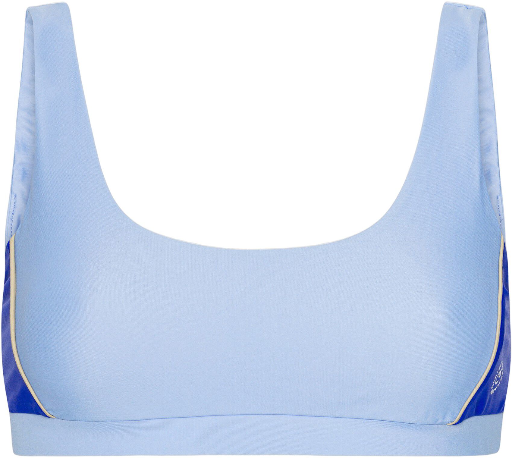 Agung Colorblock sporty bikini top - Nero