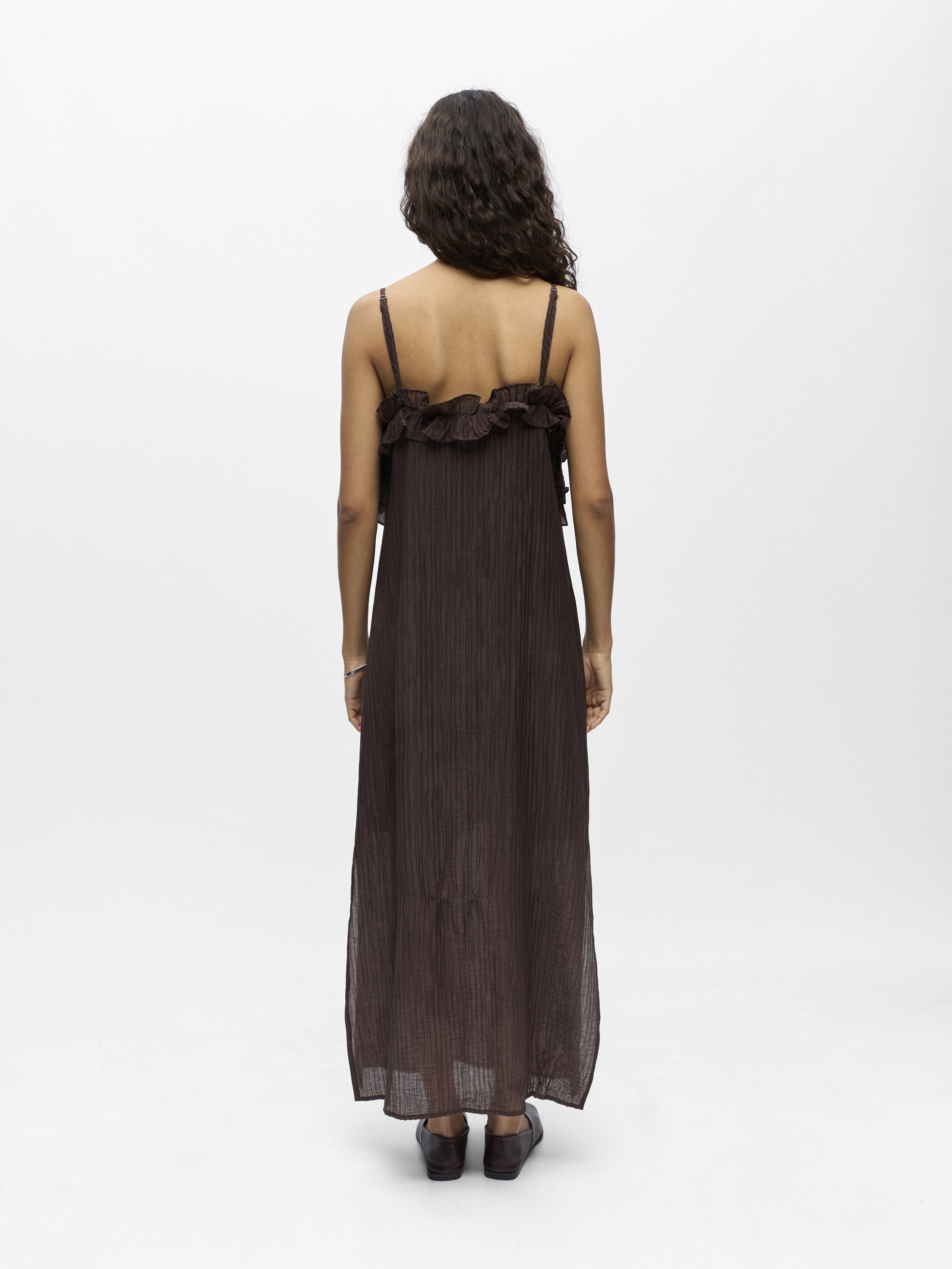 Objlyne S/L Re Long Dress 144