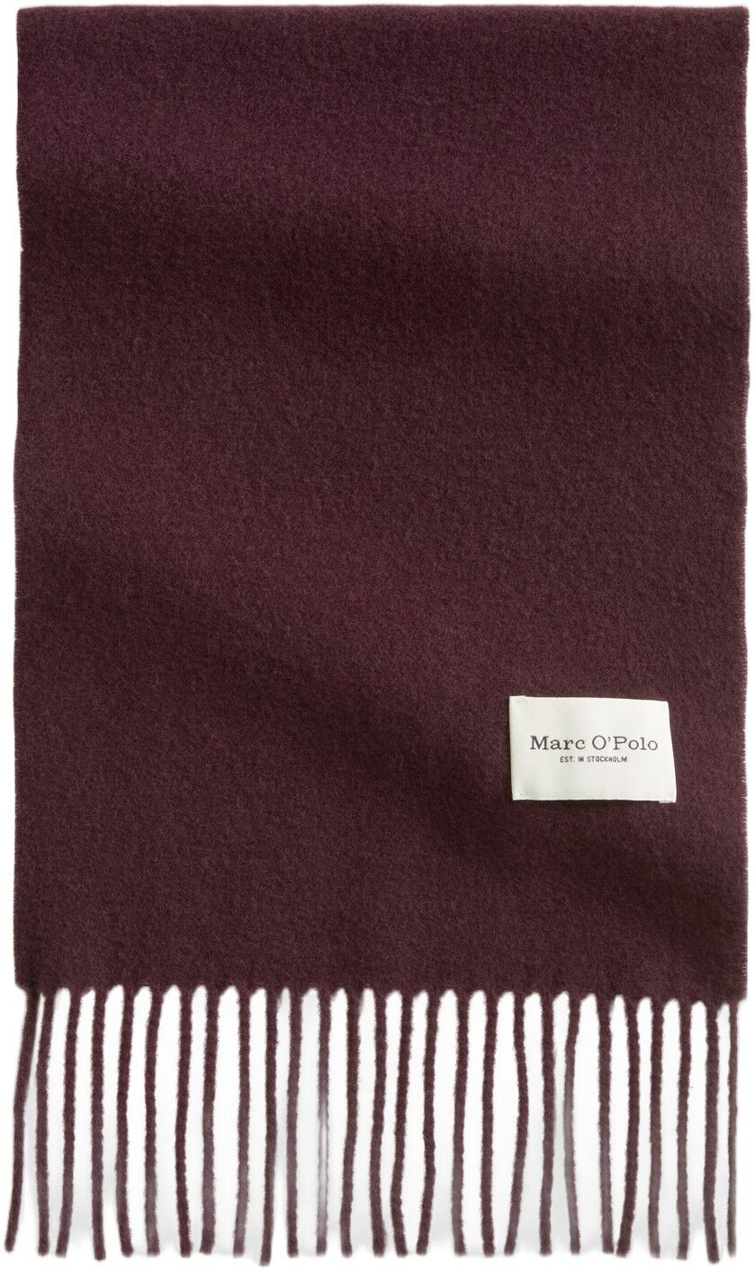 Scarf, woven wool, skinny extra-lon