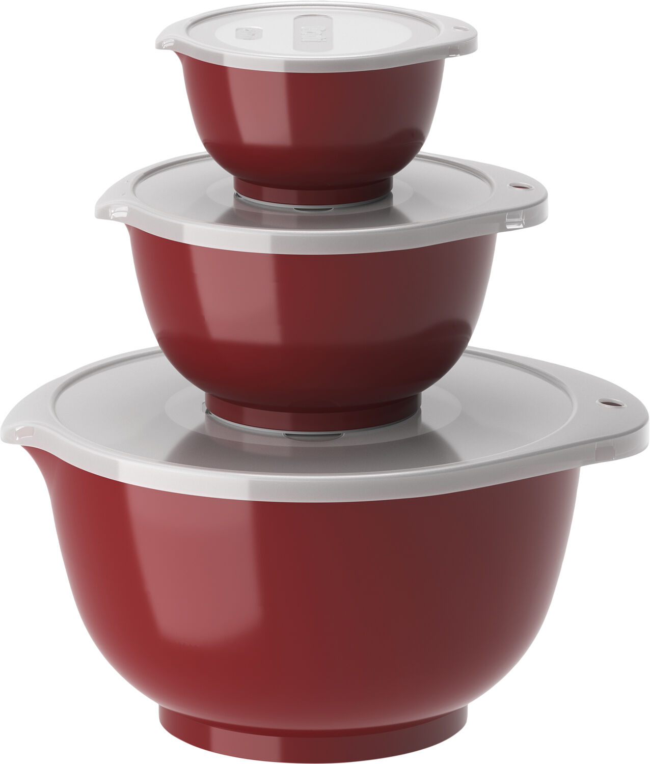 Margrethe-set 6 dlr 0,25 + 0,75 + 3 L R&ouml;d