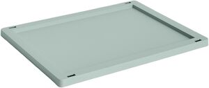 HAY Colour Crate Lid Plastic-Medium-Sage green