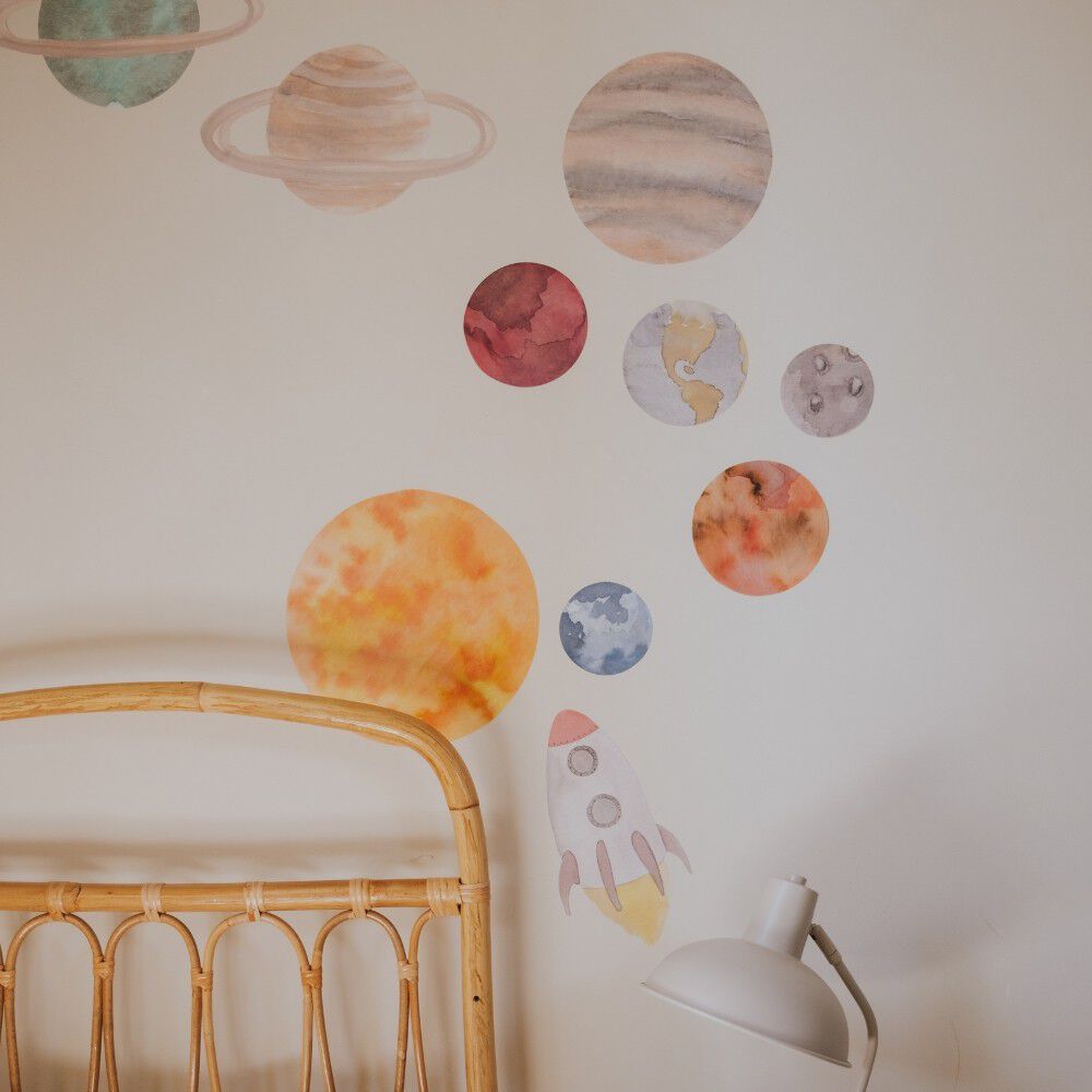 Wallsticker Solsystemet