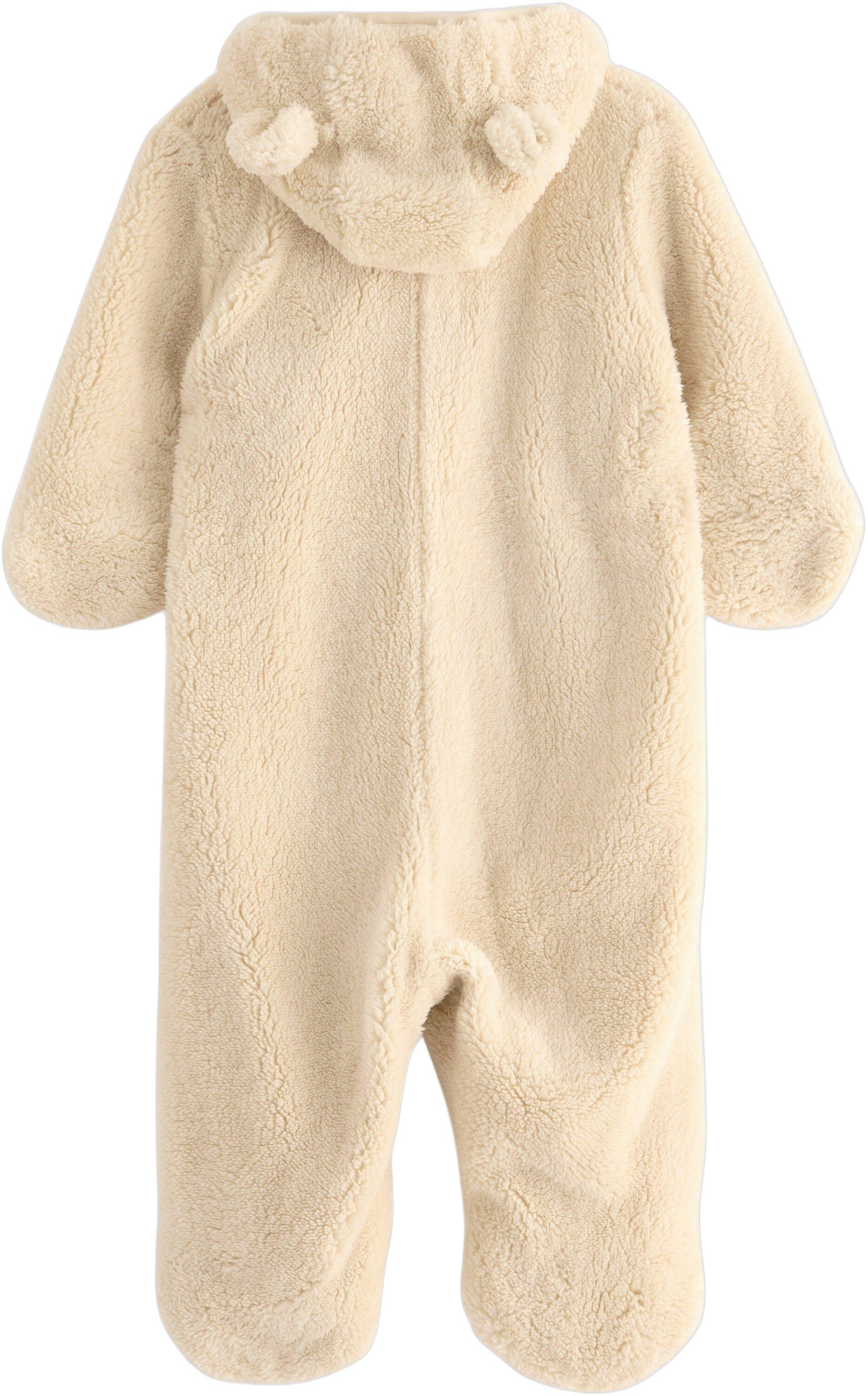 A super soft and fluffy pramsuit in