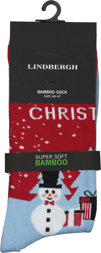 Christmas bamboo sock