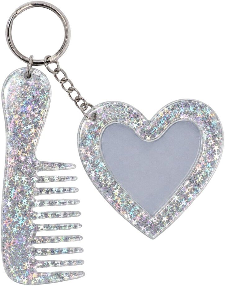 Mirror and brush glitter