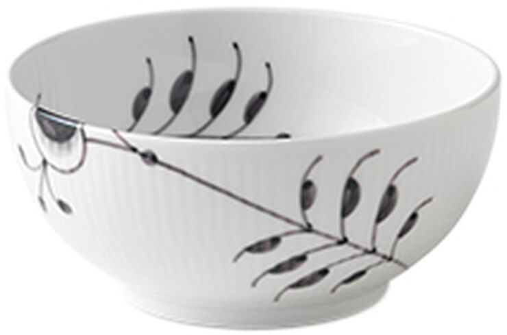 Black Fluted Mega 73 cl skål