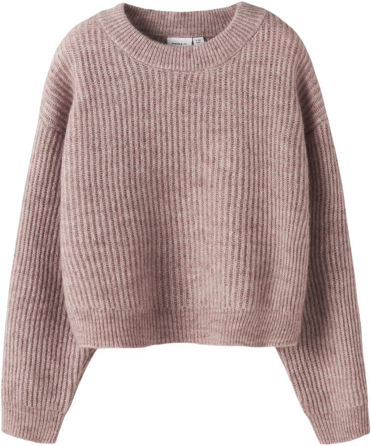 Nkfholly Ls Boxy Short Knit Noos
