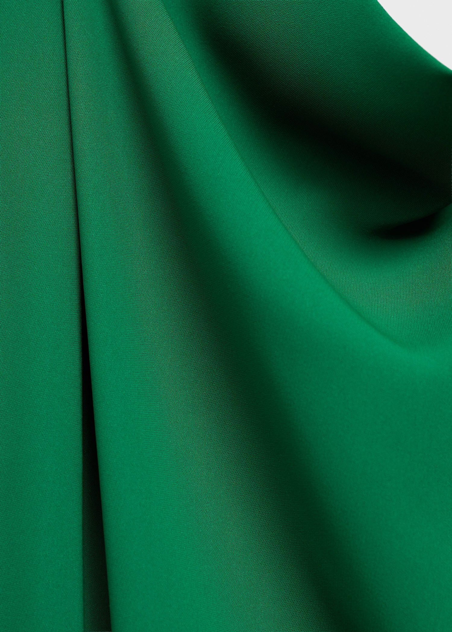 Asymmetrical long jumpsuit with bel