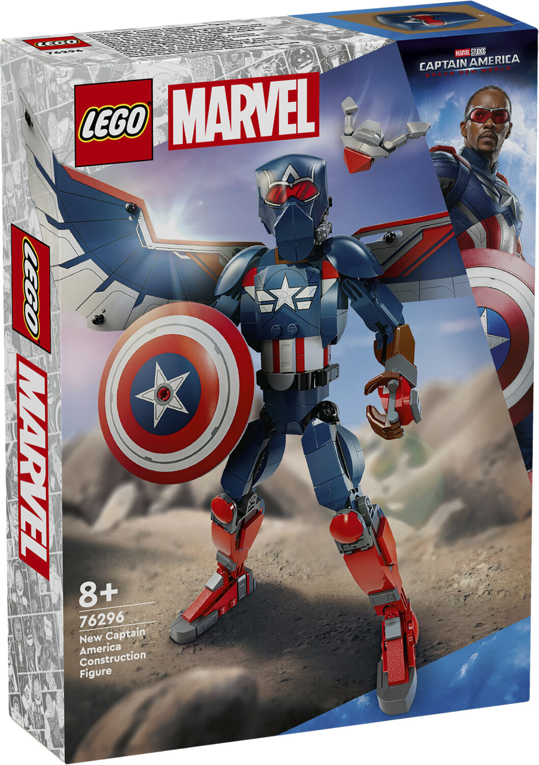 Byg selv/figur af Captain America 76296