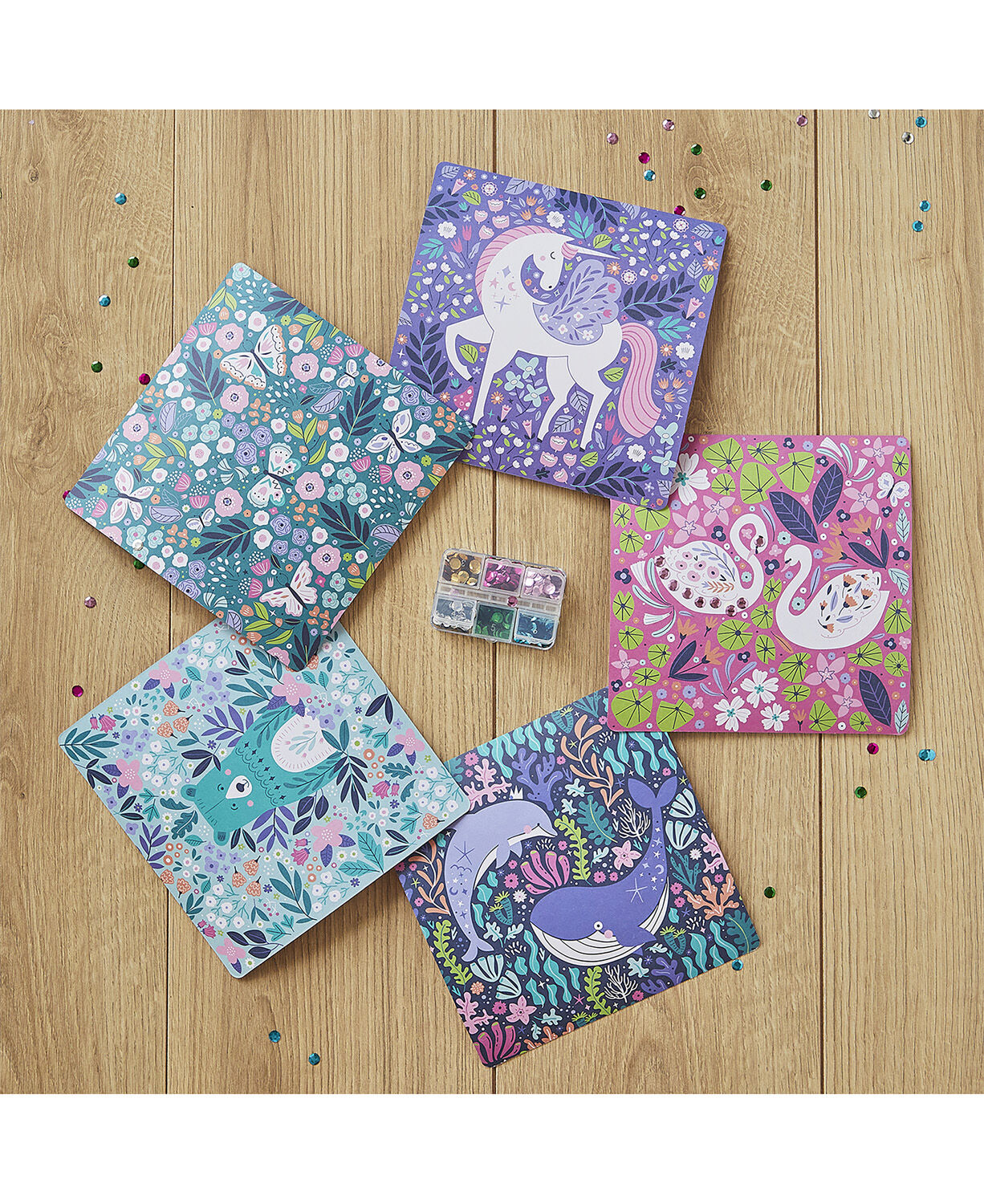 Auzou - Aktivitetss&aelig;t - Kunst med pailletter