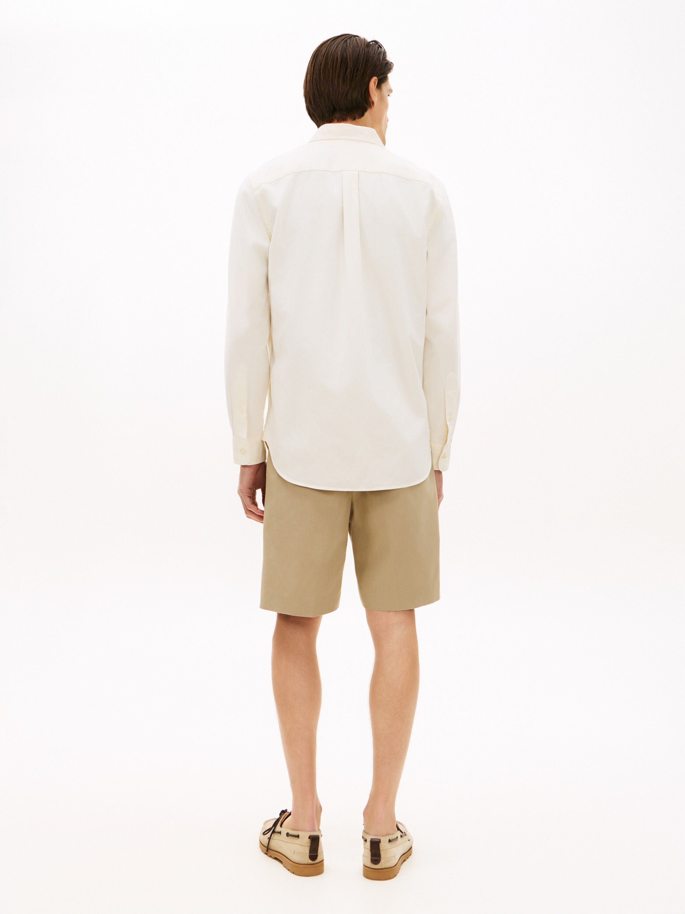 Regular Fit Brushed Twill Overshirt