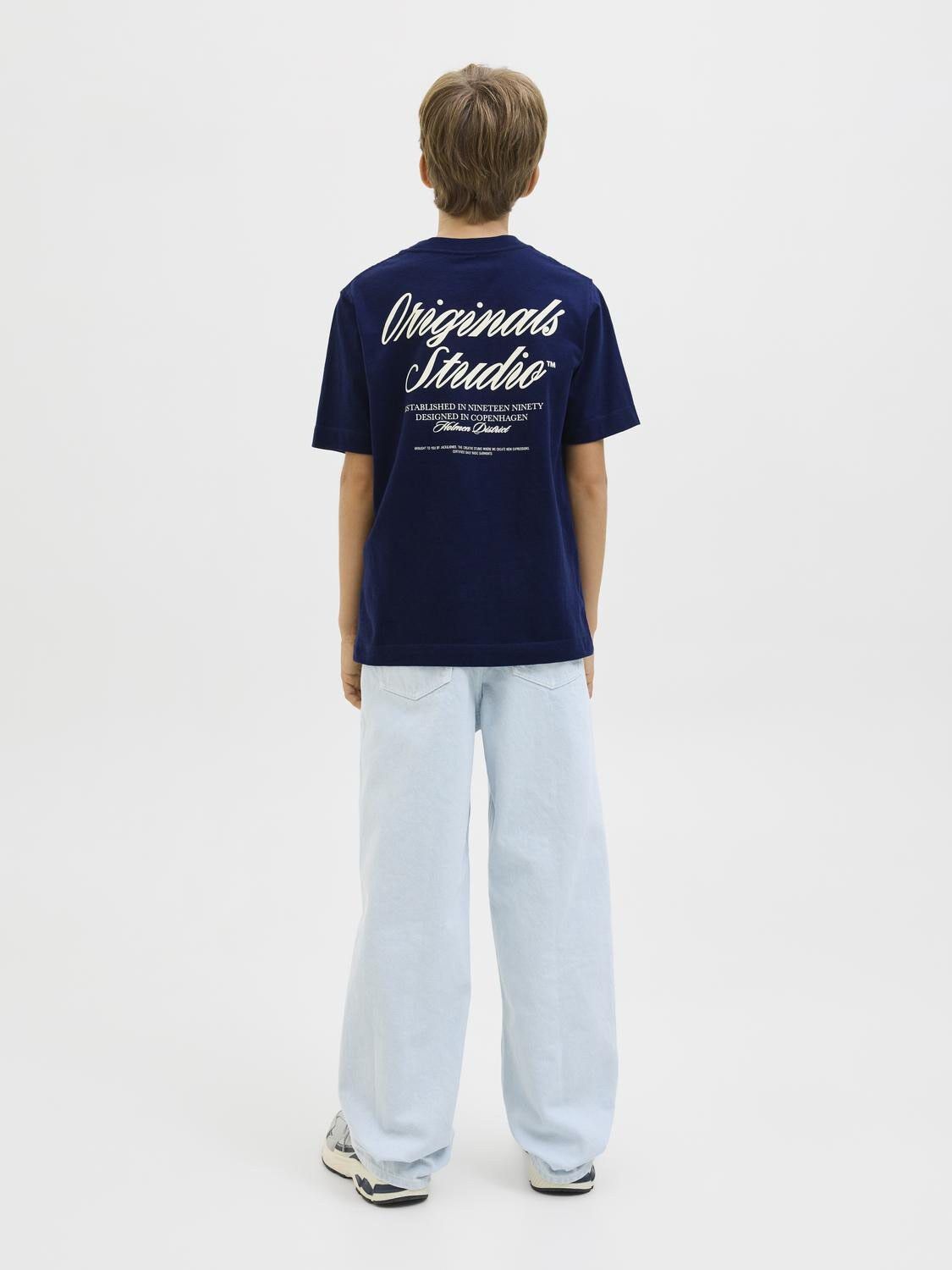 Jornorrebro Typo Tee Ss Crew Neck Sn Jnr