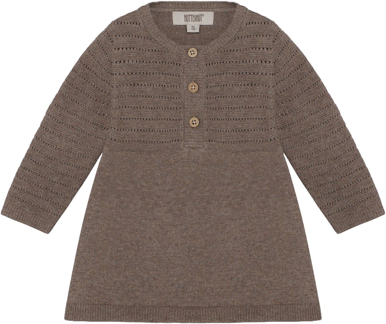 Dress LS Knit w. Wool