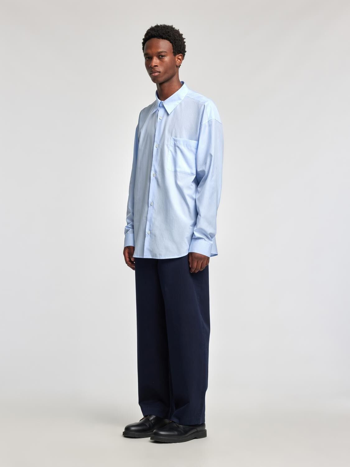 ANRVOLUND-POPLIN CLASSIC STRIPE SHI