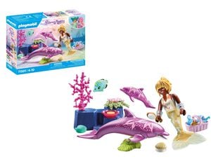 Mermaid with Dolphins