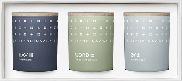 ESCAPE Mini Candle Giftset 65g x 3