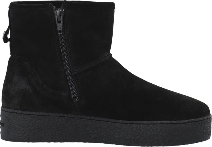CASCAMILLA Boot W. Inside Zip Warm Lining Oil Suede