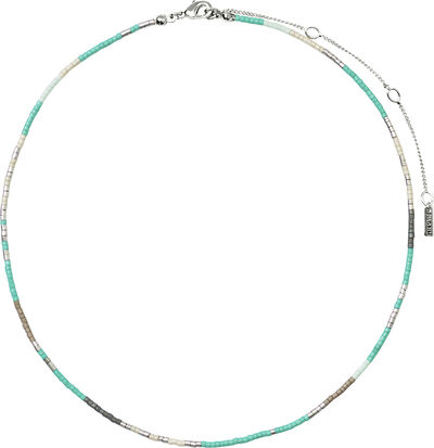 ALISON necklace mint, silver-plated