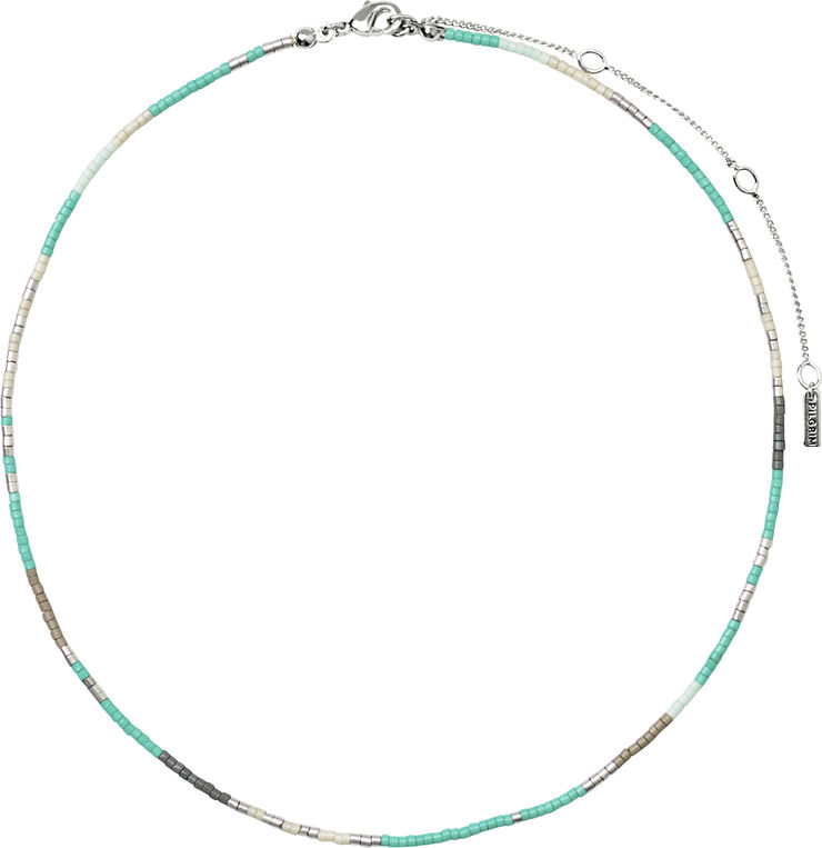 ALISON necklace mint, silver-plated