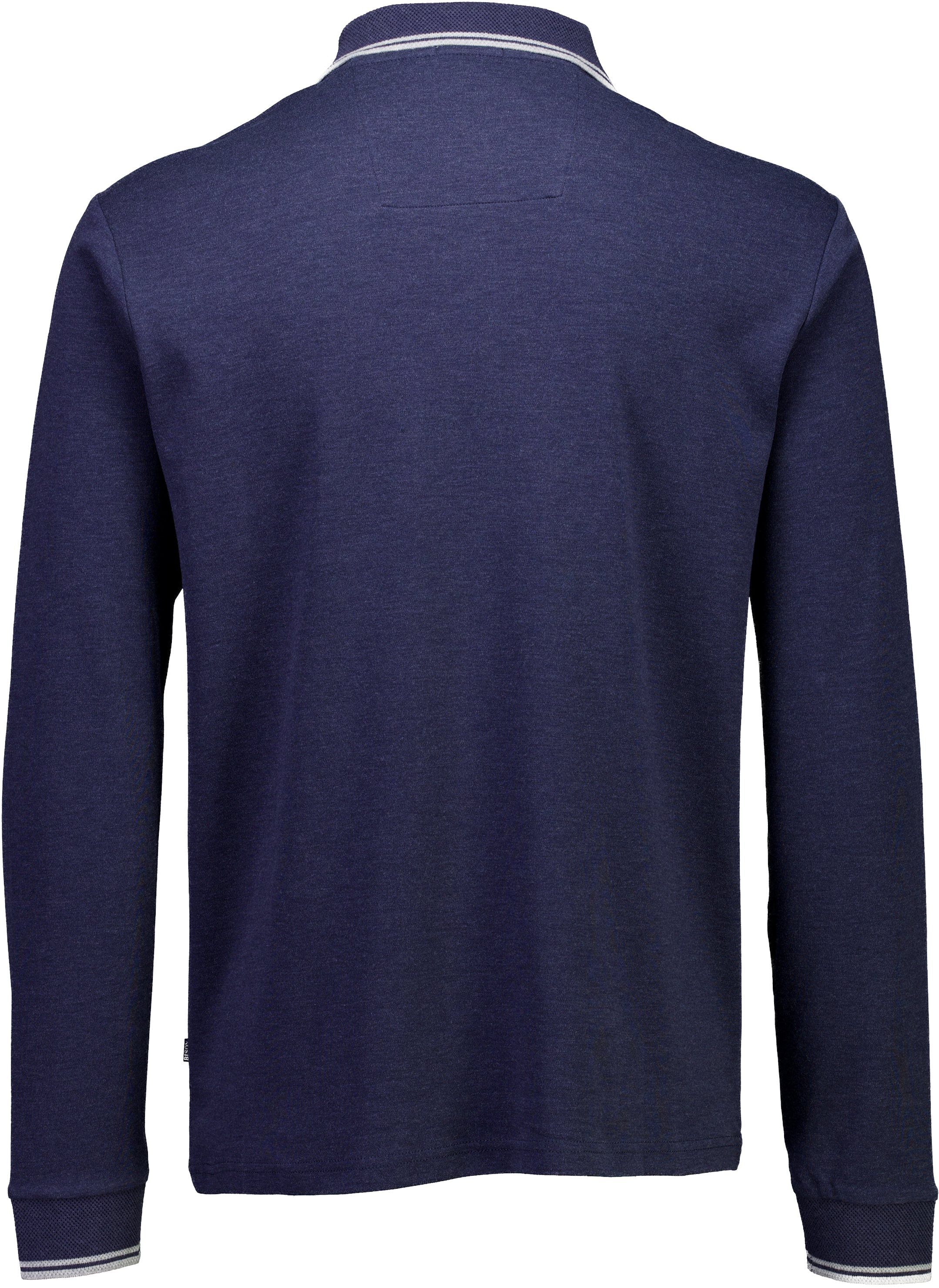 Cashmere touch polo L/S