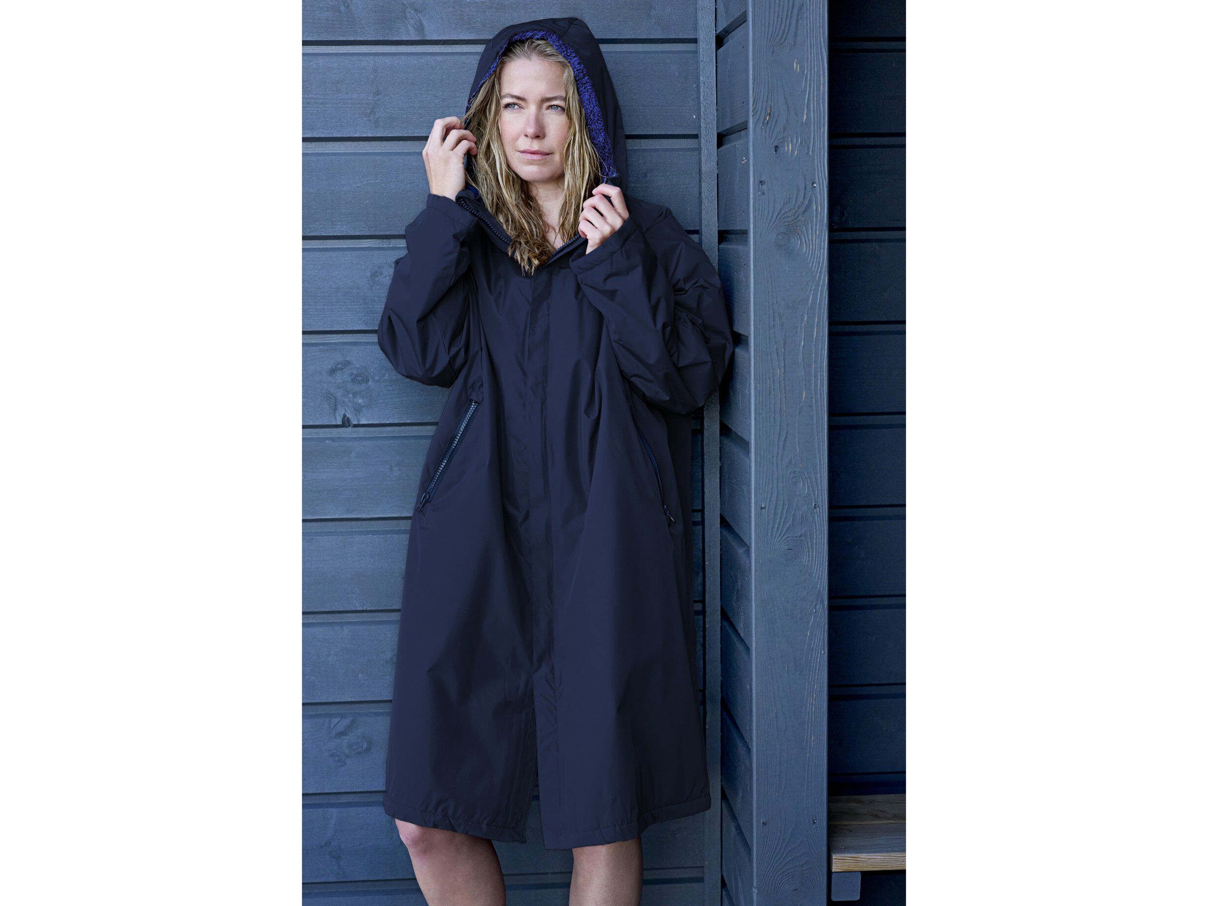 Vinterbadrock L/XL North Navy
