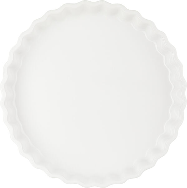 Tærtefad 28cm White