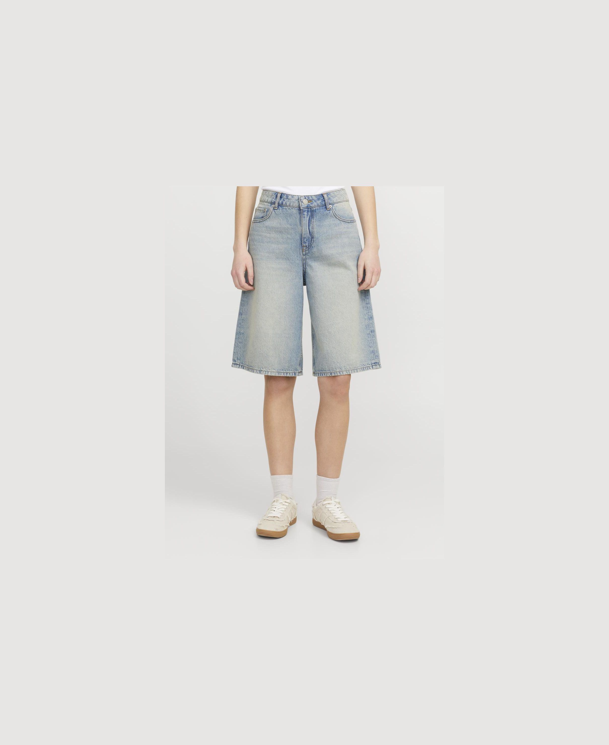 JXLAURA LONG MW DENIM SHORTS DNM SN