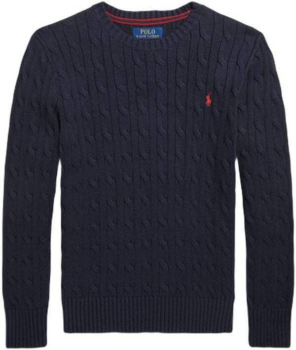 Cable-Knit Cotton Sweater